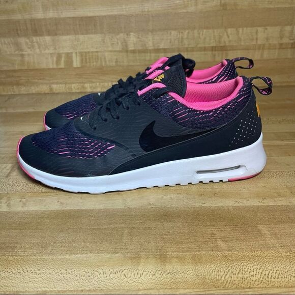 Nike Air Max Thea EM Running Training Black Pink Casual Shoes Womens Size 11 - Picture 3 of 7